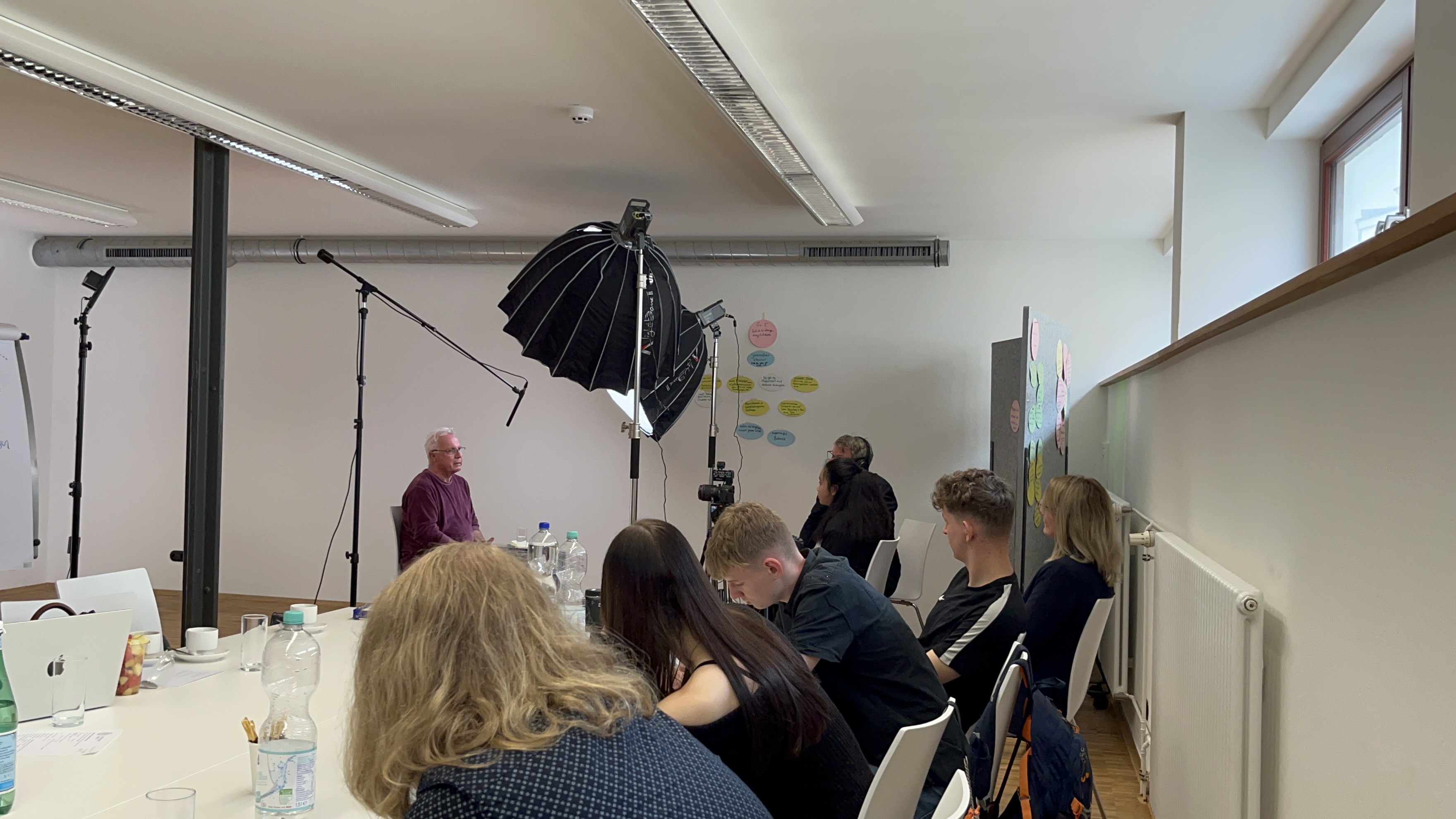 Zeitzeugenbefragung im Studio